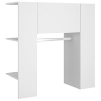 Flurschrank Weiß 97,5x37x99 cm Holzwerkstoff