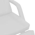 Kosmetikstuhl Kunstleder Weiß 180x62x78 cm