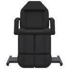 Kosmetikstuhl Kunstleder Schwarz 180x62x78 cm