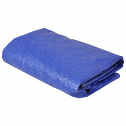 vidaXL Poolabdeckungen 2 Stk. PE Rund 460 cm 90 g/m²
