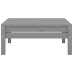 3-tlg. Garten-Lounge-Set Massivholz Kiefer Grau