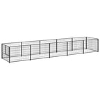 Hundezwinger Schwarz 5 m² Stahl