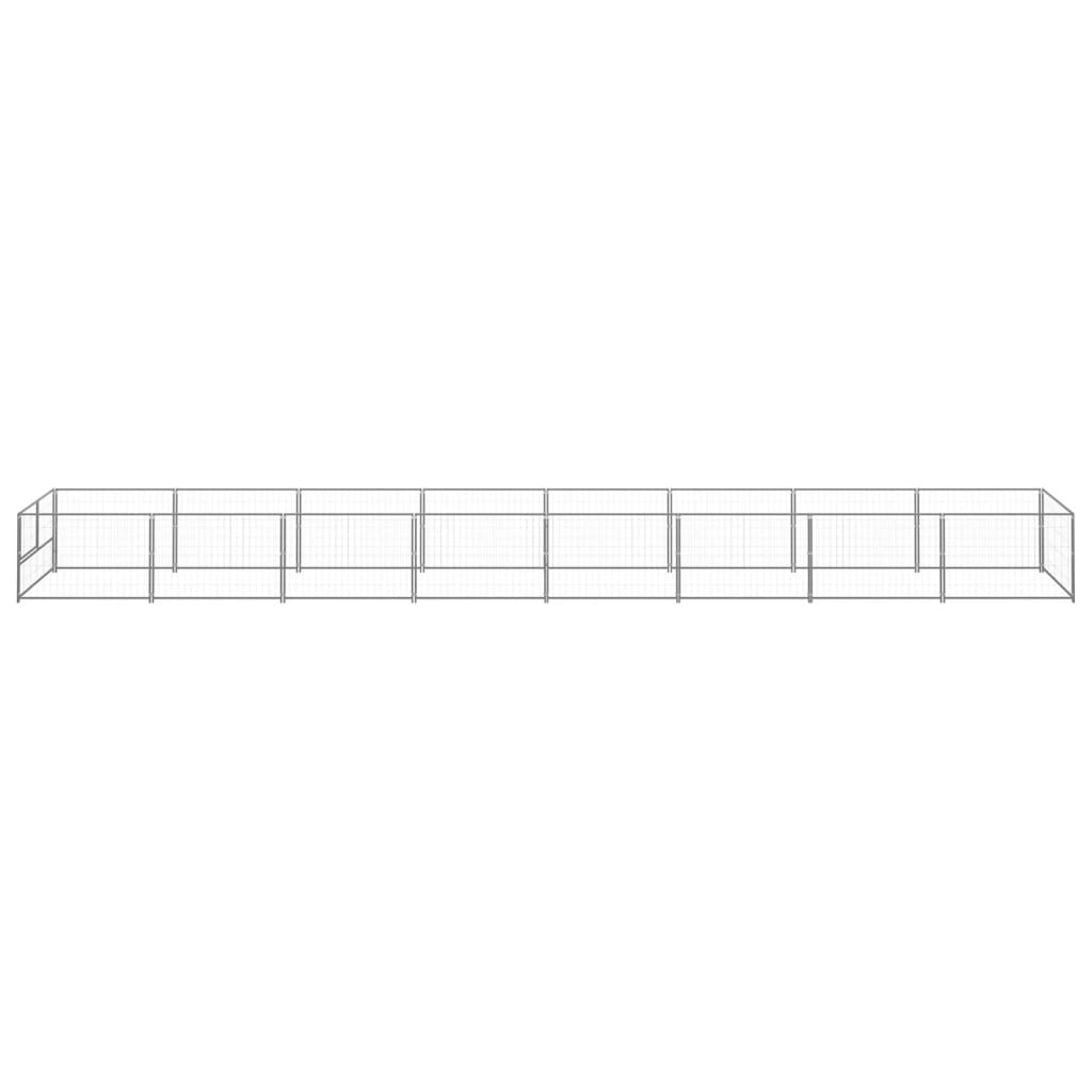 Hundezwinger Silbern 8 m² Stahl