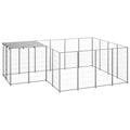 Hundezwinger Silbern 6,05 m² Stahl