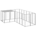 Hundezwinger Silbern 4,84 m² Stahl