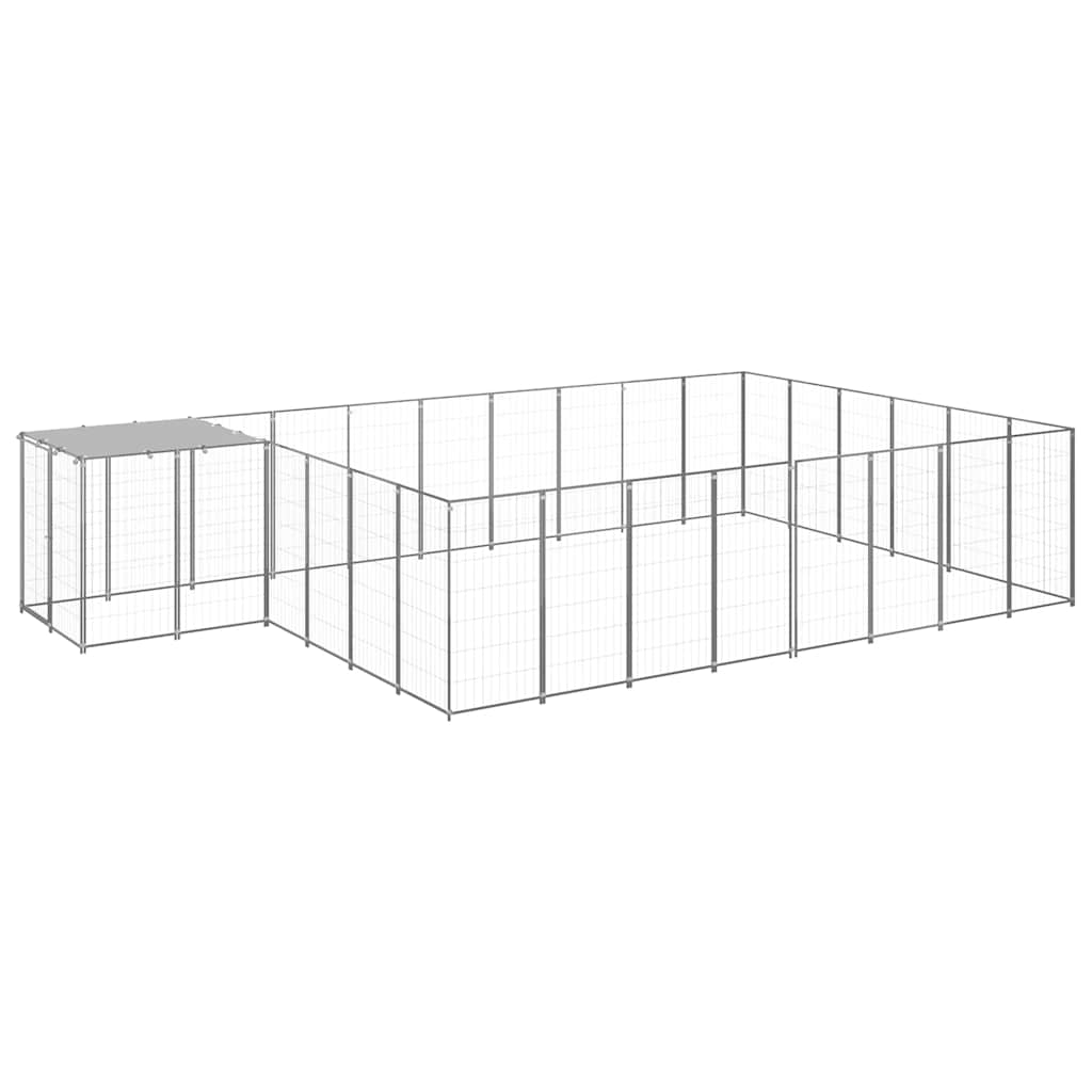 Hundezwinger Silbern 15,73 m² Stahl