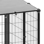 Hundezwinger Schwarz 15,73 m² Stahl