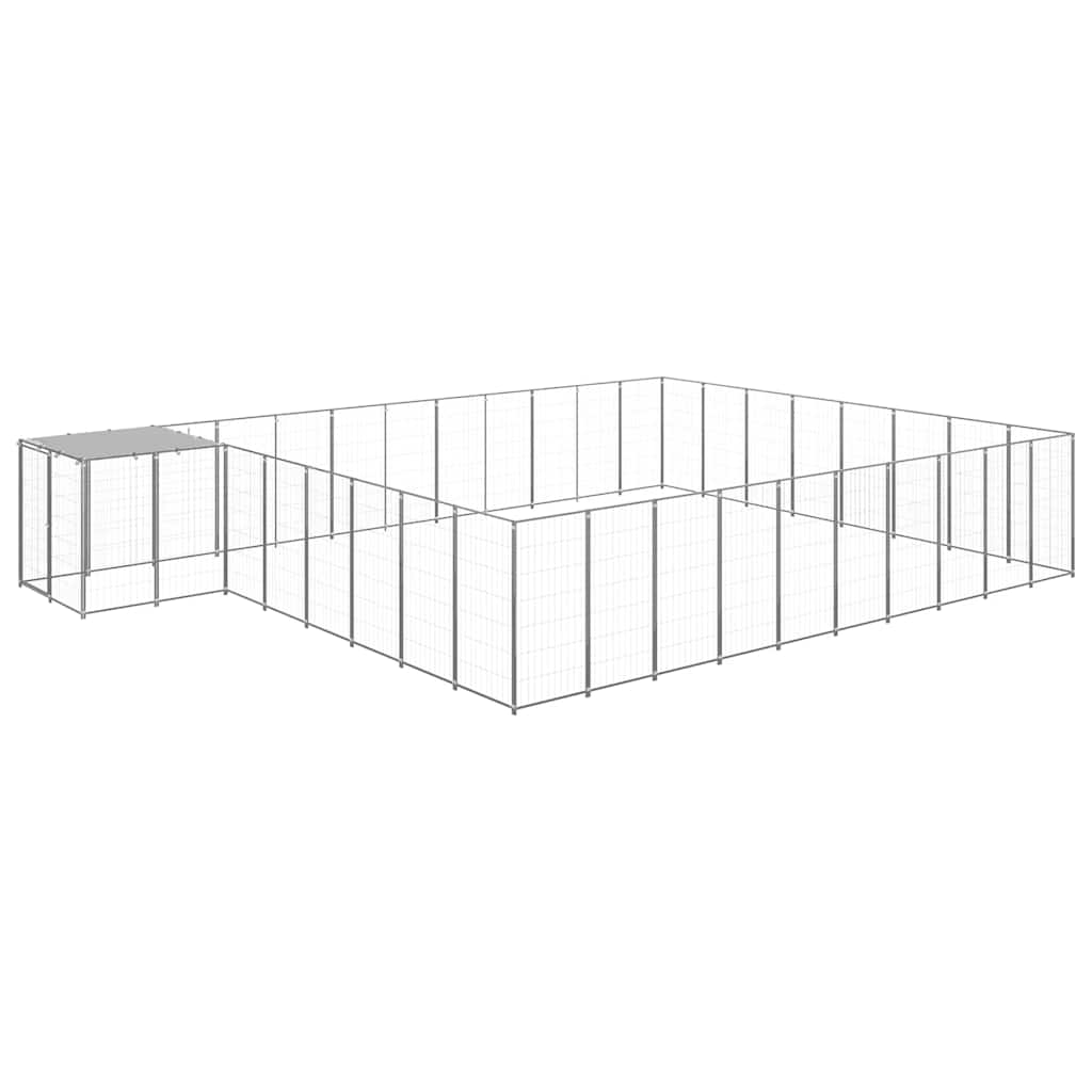 Hundezwinger Silbern 25,41 m² Stahl