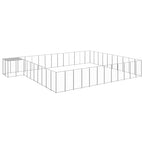 Hundezwinger Silbern 37,51 m² Stahl