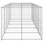 Outdoor-Hundezwinger Verzinkter Stahl 12,1 m²