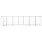 Outdoor-Hundezwinger Verzinkter Stahl 16,94 m²