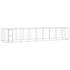 Outdoor-Hundezwinger Verzinkter Stahl 21,78 m²