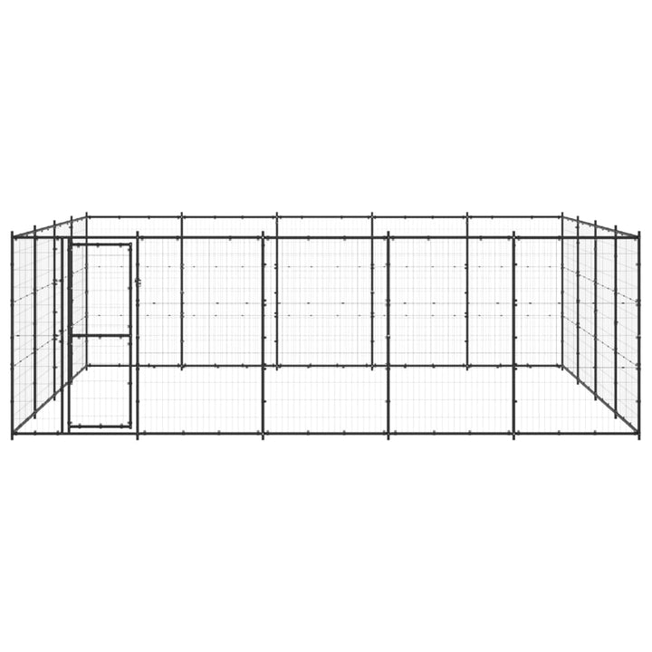 Outdoor-Hundezwinger Stahl 24,2 m²