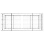 Outdoor-Hundezwinger Verzinkter Stahl 14,52 m²