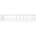 Outdoor-Hundezwinger Verzinkter Stahl 43,56 m²
