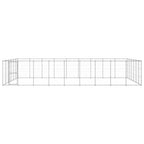 Outdoor-Hundezwinger Verzinkter Stahl 65,34 m²
