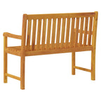 Gartenbank 110 cm Massivholz Akazie