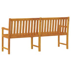 Gartenbank 180 cm Massivholz Akazie