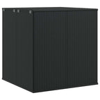 Garten-Kissenbox PE Rattan 100x97,5x104 cm Schwarz