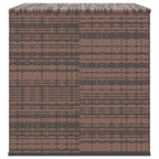 Garten-Kissenbox PE Rattan 145x100x103 cm Braun