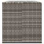 Garten-Kissenbox PE Rattan 291x100,5x104 cm Grau