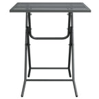 Gartentisch 60x60x72 cm Streckmetall Anthrazit