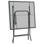 Gartentisch 60x60x72 cm Streckmetall Anthrazit