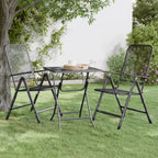 Gartentisch 60x60x72 cm Streckmetall Anthrazit