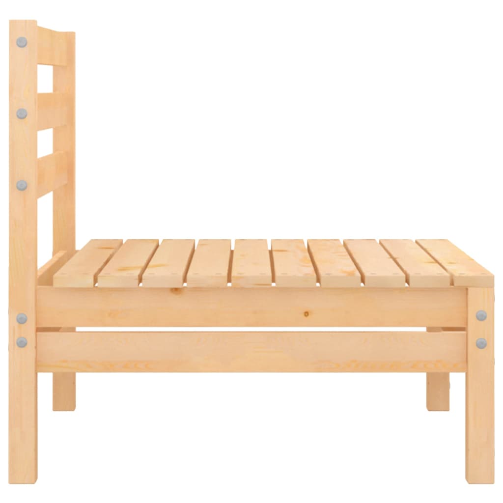 4-tlg. Garten-Lounge-Set Massivholz Kiefer