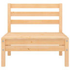 6-tlg. Garten-Lounge-Set Kiefer Massivholz