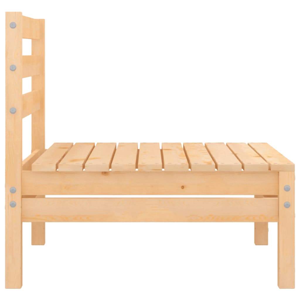 6-tlg. Garten-Lounge-Set Massivholz Kiefer