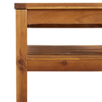 10-tlg. Garten-Lounge-Set mit Auflage Massivholz Akazie
