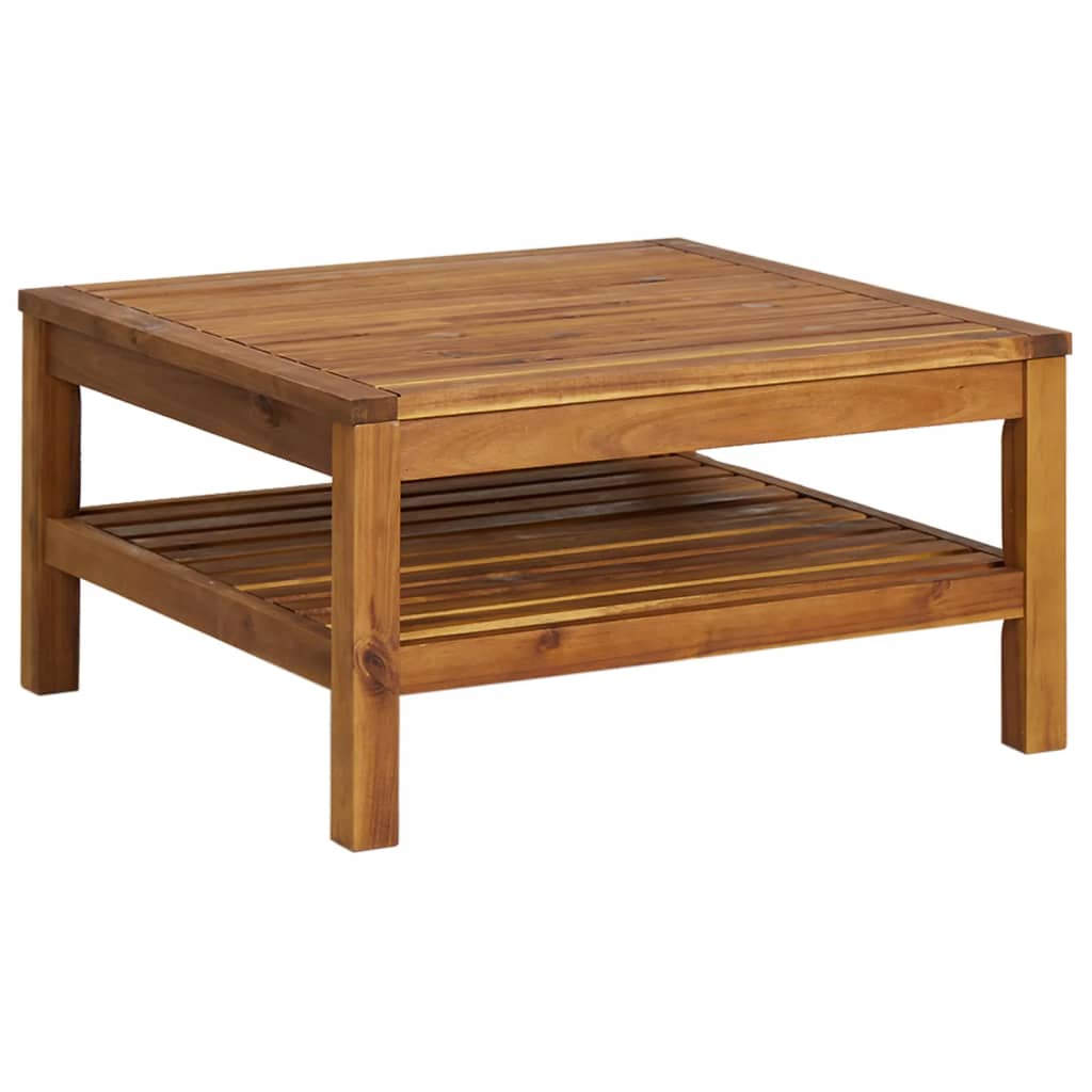 12-tlg. Garten-Lounge-Set mit Creme Kissen Massivholz Akazie