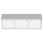 Outdoor-Hundezwinger mit Dach 400x100x150 cm