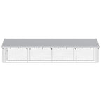 Outdoor-Hundezwinger mit Dach 600x200x150 cm