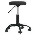 Massagehocker Samt Schwarz