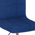 Esszimmerstühle 6 Stk. Drehbar Blau Stoff