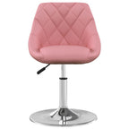 Esszimmerstühle 6 Stk. Drehbar Rosa Samt