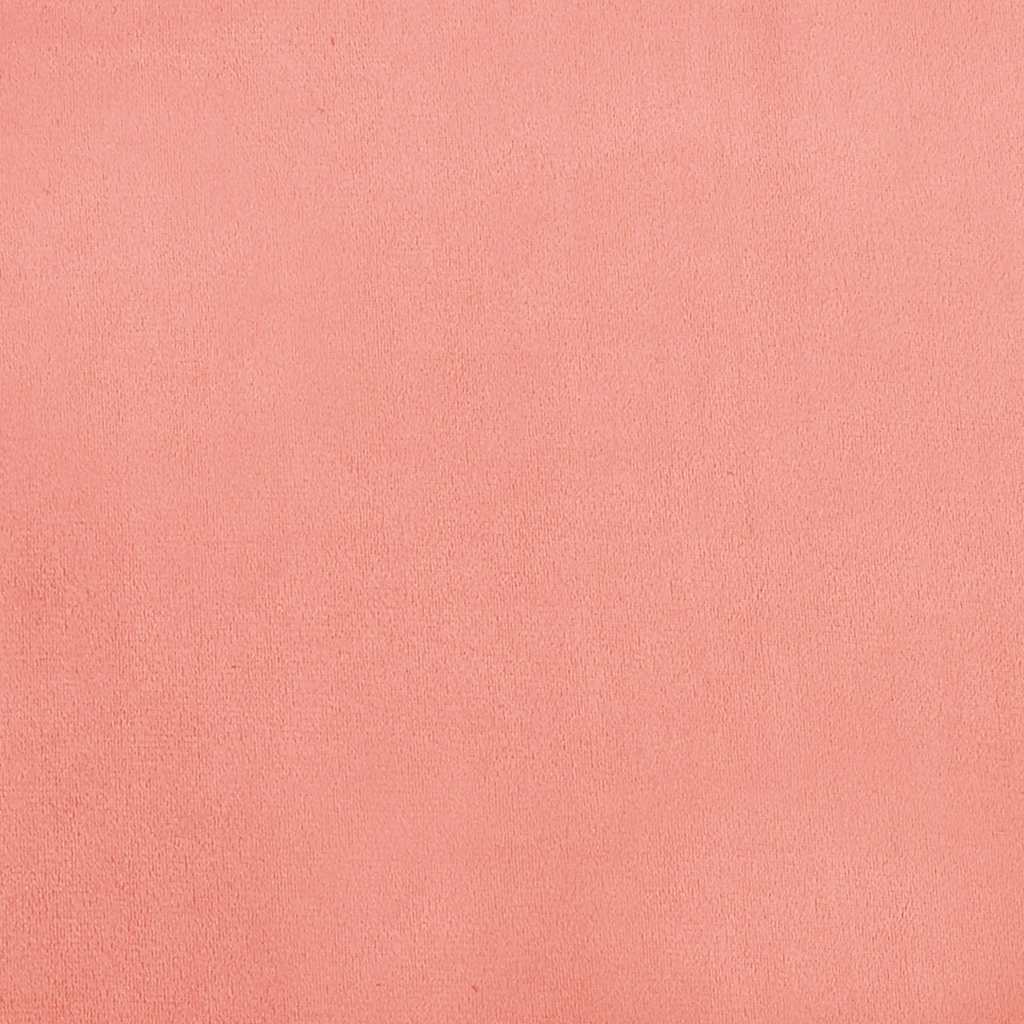 Esszimmerstühle 4 Stk. Drehbar Rosa Samt