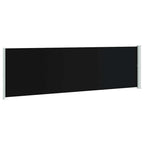 Seitenmarkise Ausziehbar 180x600 cm Schwarz