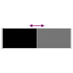 Seitenmarkise Ausziehbar 180x600 cm Schwarz