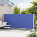 Seitenmarkise Ausziehbar 180x600 cm Blau