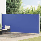 Seitenmarkise Ausziehbar 180x600 cm Blau