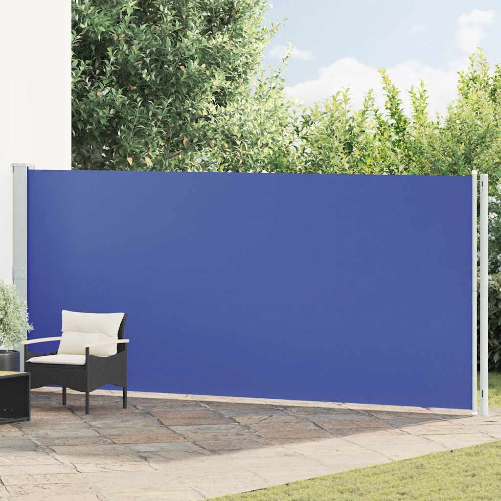 Seitenmarkise Ausziehbar 180x600 cm Blau