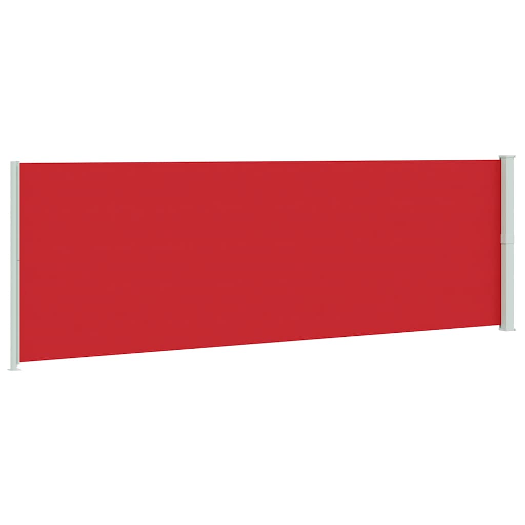 Seitenmarkise Ausziehbar 200x600 cm Rot