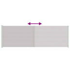 Seitenmarkise Ausziehbar 200x600 cm Grau