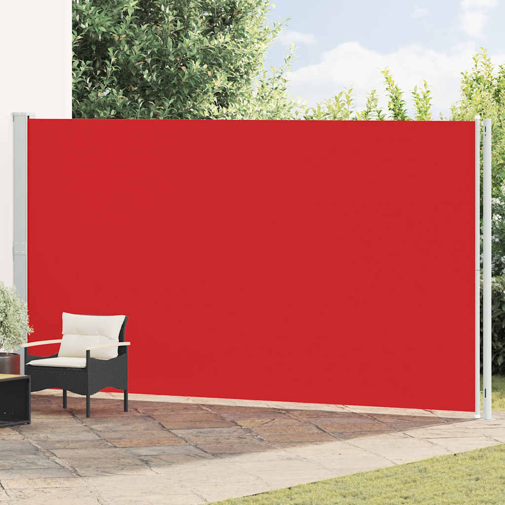 Seitenmarkise Ausziehbar 220x600 cm Rot