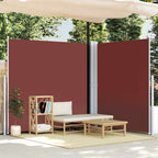 Seitenmarkise Ausziehbar Braun 200x600 cm