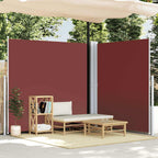 Seitenmarkise Ausziehbar Braun 220x600 cm
