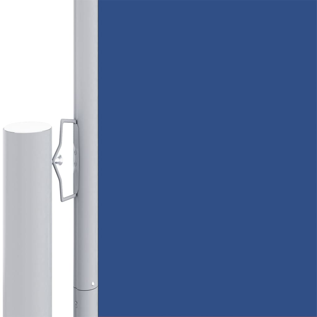 Seitenmarkise Ausziehbar Blau 160x1000 cm